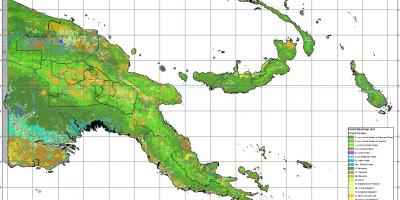 Карта на Папуа Нова Гвинея климат