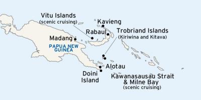 Карта алотау Папуа-Нова Гвинея
