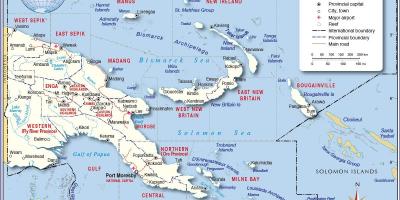 Карта тари Папуа-Нова Гвинея 